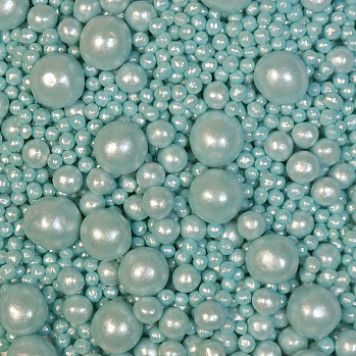 Посыпки рисовые Бирюза микс, 100гр