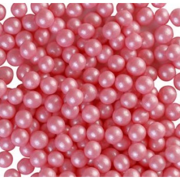 Посыпки рисовые Розовые 6-8мм, 100гр