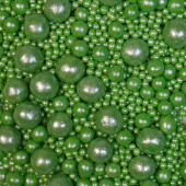 Посыпки рисовые Зеленый микс, 100гр