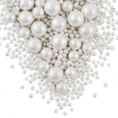 Посыпки Глиттер Белый микс, 50гр