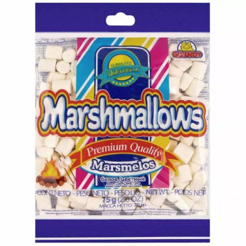 Маршмеллоу Guandy мини белые, 75 г