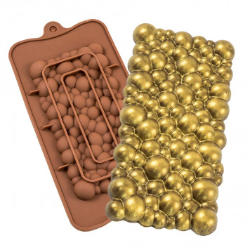 Форма силиконовая для шоколада "Воздушный шоколад", 21*11 см