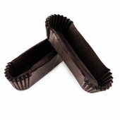 Капсулы овальные для эклеров корич. (ov6-50) 110*28мм, 1000шт.