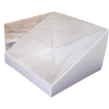 Коробка 13*13*8 с прозр крышкой