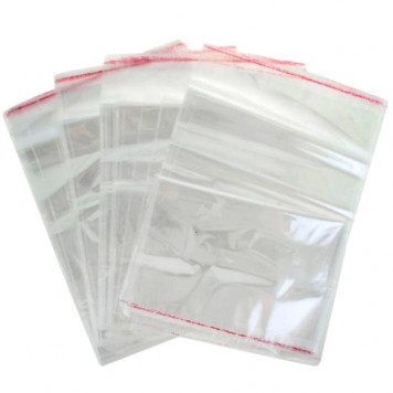 Пакетики 7*10 на липкой ленте Кнв, 100шт