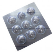 Форма для шоколада НОВОГОДНИЕ ШАРЫ (10) 5см / 9 шт