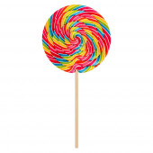 Леденец на палочке круглый