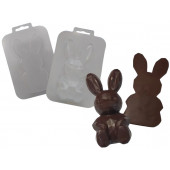 Молд пластиковый Зайчик геометрический
