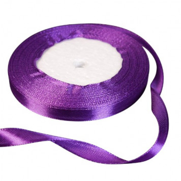 Лента атласная Фиолетовая (46) 10 мм, 30 метров