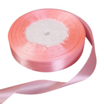Лента атласная Розовая (66) 20 мм, 30 метров