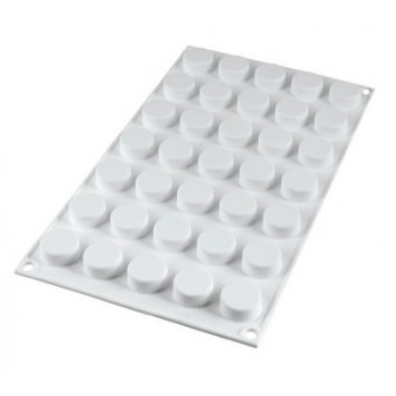 Форма силиконовая 2513 "MRound" Микро Круги, 35 ячеек (копия Китай)