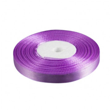 Лента атласная Светло-фиолетовая (125) 10 мм, 30 метров