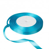 Лента атласная Голубая (20) 10 мм, 30 метров