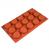 Форма силиконовая "Тарталетка", 15 ячеек, d=40 мм, h=20 мм