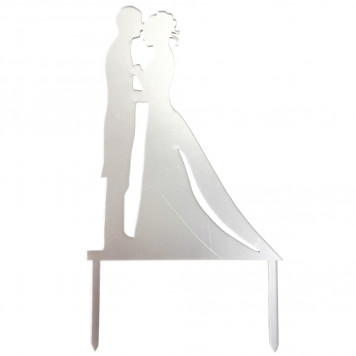 Топпер / Пара3  / акрил  зеркальный серебро