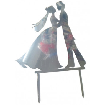 Топпер / Пара5  / акрил  зеркальный серебро