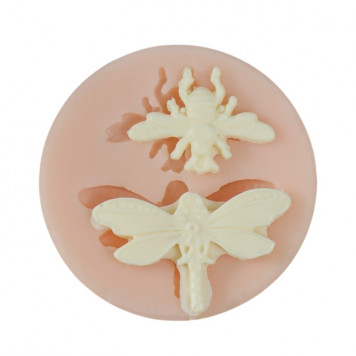 Молд "Насекомые" 4х2,5 см; 3х2,2 см  МИКС