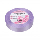 Лента атласная, 20 мм × 23 ± 1 м, цвет нежно-сиреневый №44