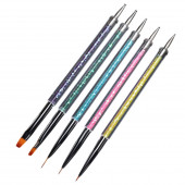 Набор кондитерских кисточек для декорирования 5 шт,