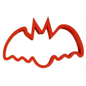 Вырубка для пряника  "Летучая мышь"  пластик, 11 см