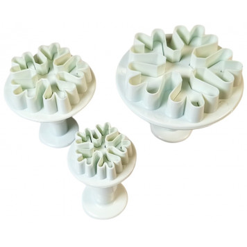 Плунжеры "Снежинка", набор 3 шт.