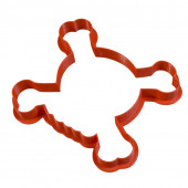 Вырубка для пряника  "Череп и кости" пластик, 11 см