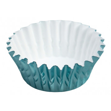 Форма для выпечки кексов бумажная UPAK LAND, 3.5×2 см, одноразовая, голубая