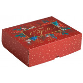 Упаковка для кондитерских изделий «Новогодняя», 20 × 17 × 6 см