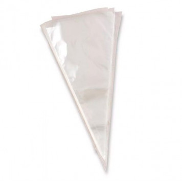 Конусные пакетики 13*25см со стяжками, 100шт