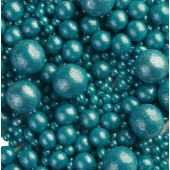 Посыпки рисовые Темная бирюза микс, 100г