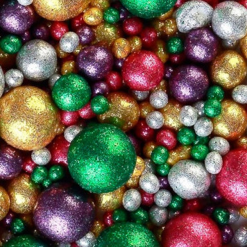 Посыпки Глиттер Зеленый, золото, серебро, фиолет, фуксия, 50г