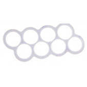 Форма для леденцов Круглые без дна 4см, 8 ячеек