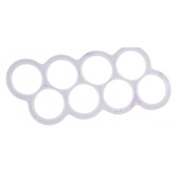 Форма для леденцов Круглые без дна 4см, 8 ячеек