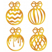 Набор топперов Елочные игрушки нг61