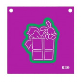 Трафарет и форма №630 Подарок