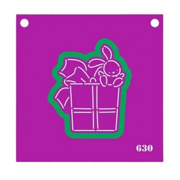 Трафарет и форма №630 Подарок