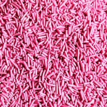 Посыпка Вермишель розовая, 50г