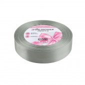 Лента атласная №176 20мм*25±1ярд(23м±1м) светло-серый АУ