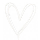 Топпер "Сердце", серебро, Дарим Красиво