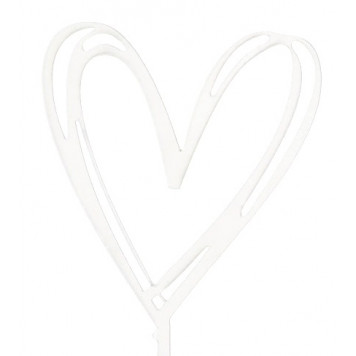 Топпер "Сердце", серебро, Дарим Красиво