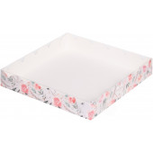 Коробка для пряников 15*15*3 Розы