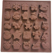 Форма Новогодняя 25 ячеек, силикон