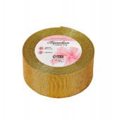 Лента парчовая 40мм*25±1ярд(23м±1м) золотой АУ