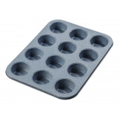 Форма для выпечки с а/п покрытием 35х27х3 см "Мрамор. Круг" 12 ячеек