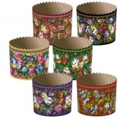 Форма для кулича бум. 134*100 Жостово