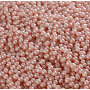 Посыпки рисовые Розовый 2-5мм, 100гр