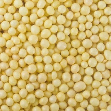 Посыпка Шарики Жемчуг желтый 4-6мм, 50гр