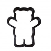 Вырубка для пряника Мишка обнимашки, 8см