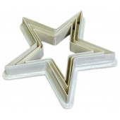 Вырубки для пряника Звездочки, 3шт