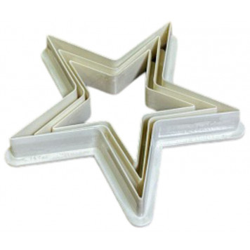 Вырубки для пряника Звездочки, 3шт